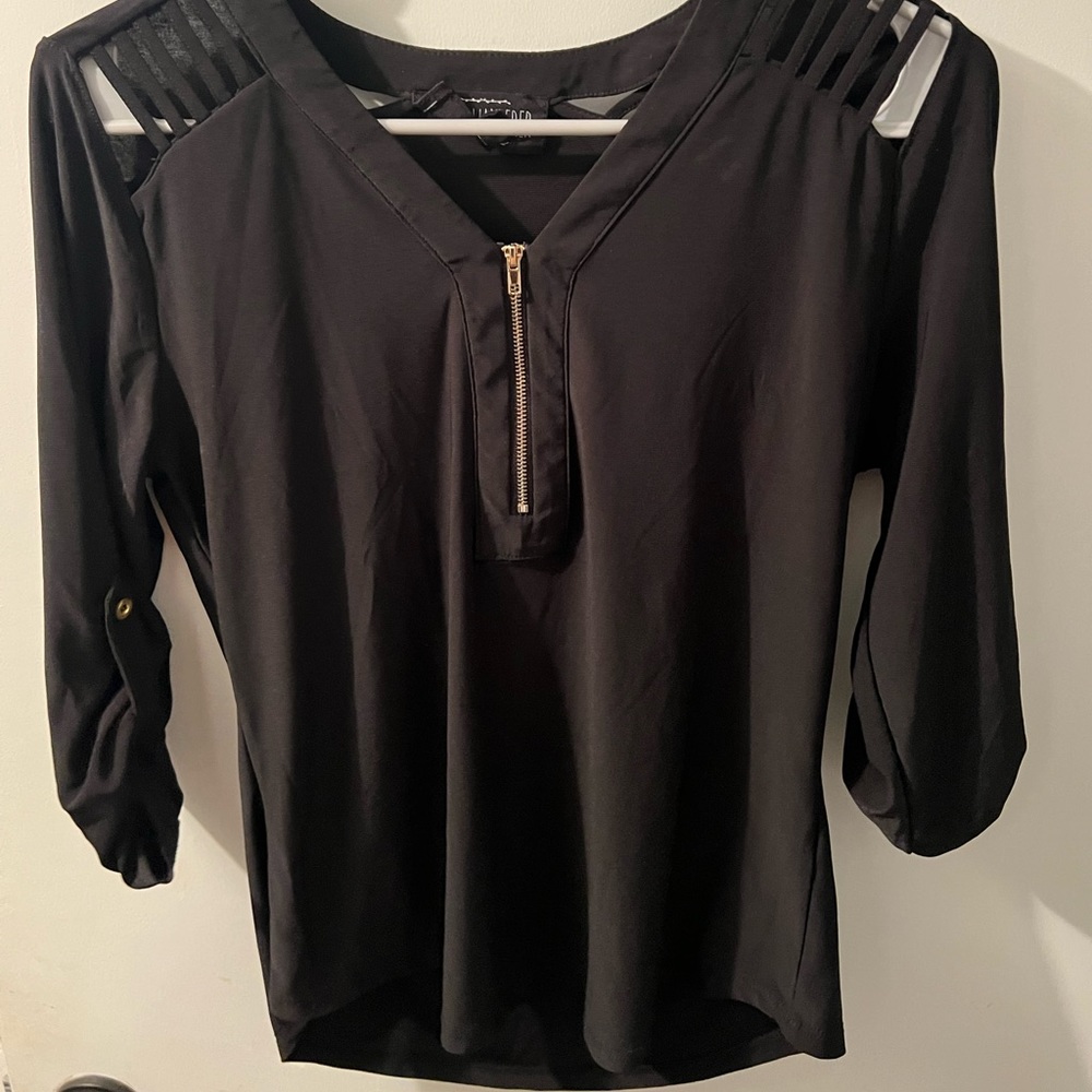 Business Casual Long Sleeve Blouse.